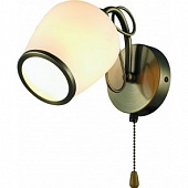 Бра ALTALUSSE INL-6108W-01Antique brass & Walnut