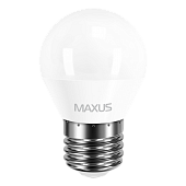 LED лампа MAXUS G45 F 4W мягкий свет 220V E27 (1-LED-549) (NEW)